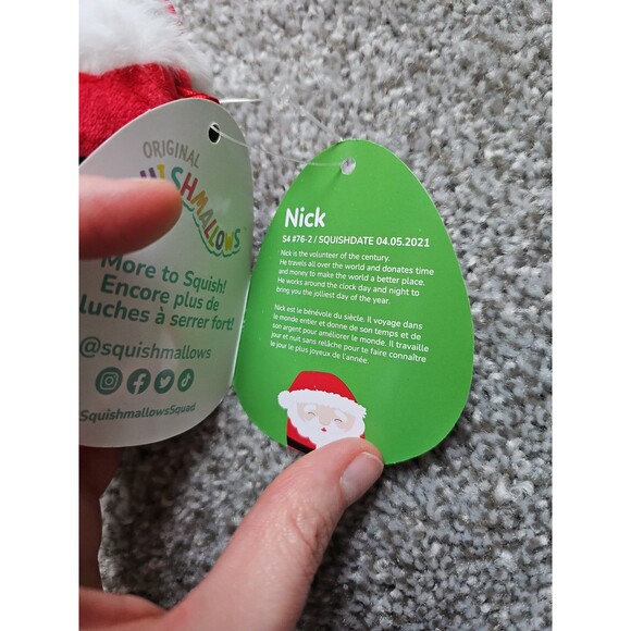 Squishmellow Nick Mini Santa Christmas - Picture 3 of 4